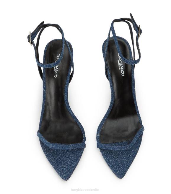 Stöckelschuhe| de Tony Bianco Frauen Myra-Heels blauer Jeansstoff 4624203